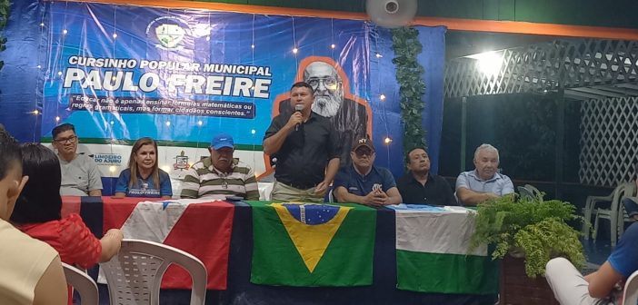 EDUCAÇÃO EM FOCO: Aula Inaugural do Cursinho Municipal Paulo Freire